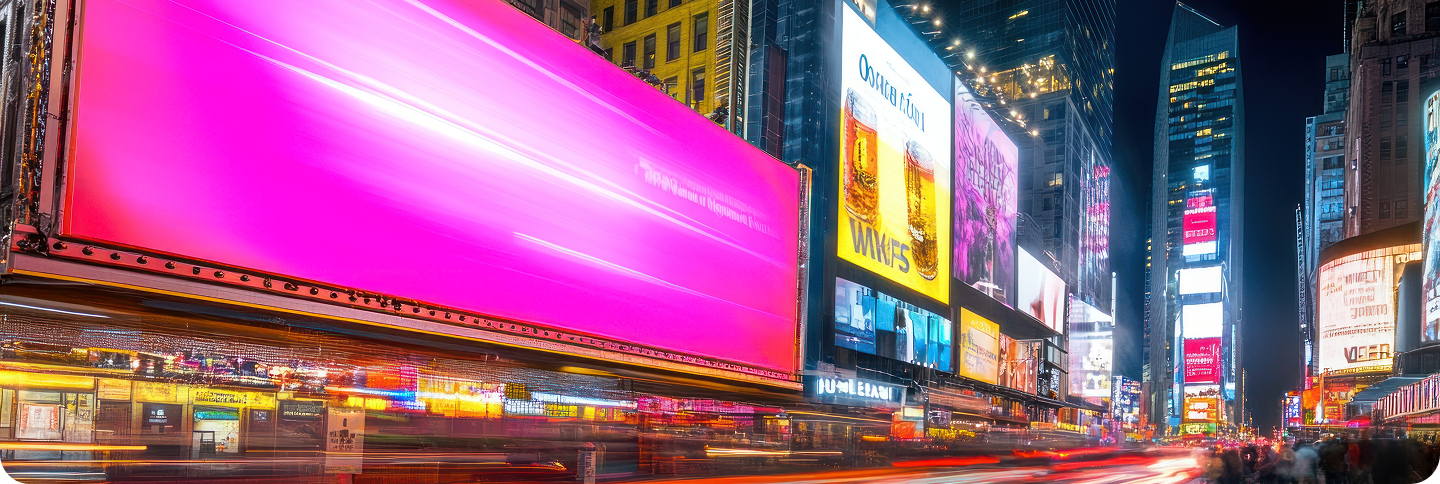 Billboard in Times Square